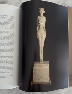 Livre Giacometti. Biographie d'une oeuvre de Yves Bonnefoy. Edition Flammarion.