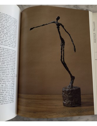 Livre Giacometti. Biographie d'une oeuvre de Yves Bonnefoy. Edition Flammarion.