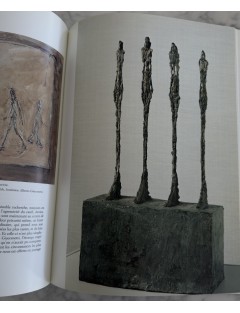 Livre Giacometti. Biographie d'une oeuvre de Yves Bonnefoy. Edition Flammarion.