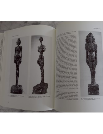 Livre Giacometti. Biographie d'une oeuvre de Yves Bonnefoy. Edition Flammarion.