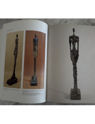 Livre Giacometti. Biographie d'une oeuvre de Yves Bonnefoy. Edition Flammarion.