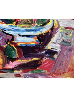 Jean Ducasse – Acrylique – Nature morte aux poires