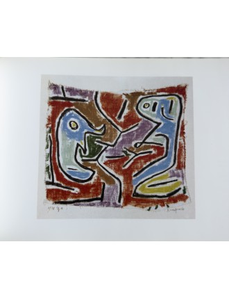 Livre Paul Klee. Edition Musée des Beaux-Arts Nimes 1984.