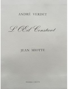 Jean Miotte – 2001 – L'œil constant