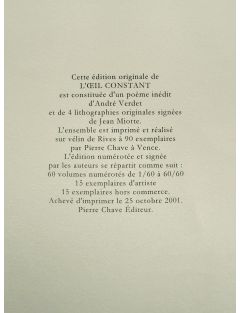 Jean Miotte – 2001 – L'œil constant