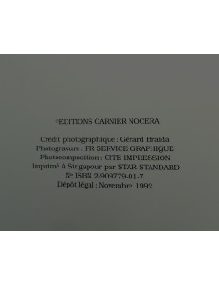 Livre Max Papart. Edition Garnier Nocera. 1992.