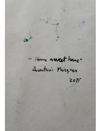 Home sweet home. Technique mixte sur papier de Anastasio Marquez
