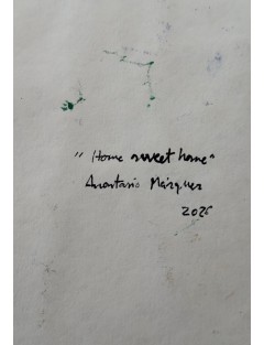 Home sweet home. Technique mixte sur papier de Anastasio Marquez