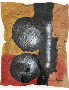 Ladislas Kijno – Technique mixte – Composition abstraite