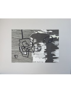 Rencontre. Technique mixte sur papier de Anastasio Marquez
