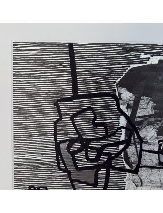 Rencontre. Technique mixte sur papier de Anastasio Marquez