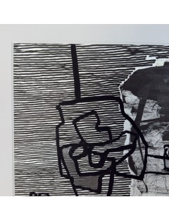 Rencontre. Technique mixte sur papier de Anastasio Marquez
