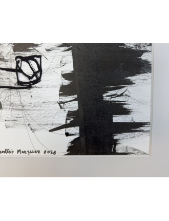 Rencontre. Technique mixte sur papier de Anastasio Marquez