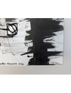 Rencontre. Technique mixte sur papier de Anastasio Marquez