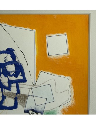 Sculpture musicale. Technique mixte sur papier de Anastasio Marquez