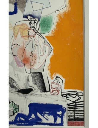 Sculpture musicale. Technique mixte sur papier de Anastasio Marquez