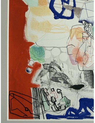 Sculpture musicale. Technique mixte sur papier de Anastasio Marquez