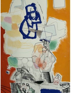 Sculpture musicale. Technique mixte sur papier de Anastasio Marquez