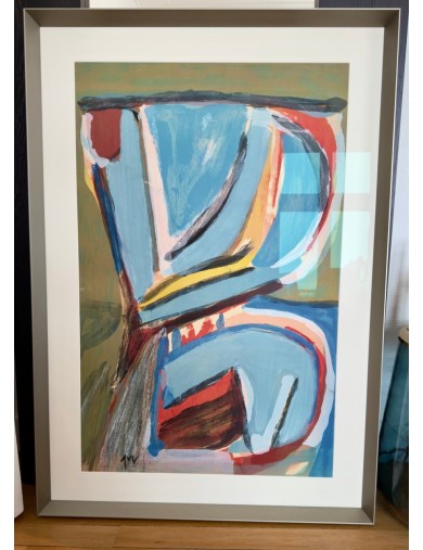 Lithographie sur papier. 1975 de Bram Van Velde