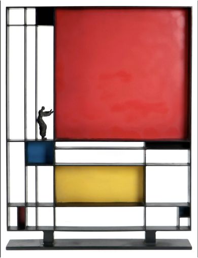 Marie-Laure Gérard-Becuwe – Bronze – Hommage à mondrian