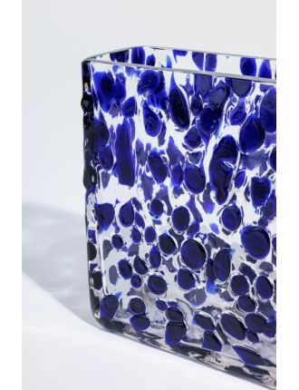 Murano – Verre – Paire de vases rectangulaires