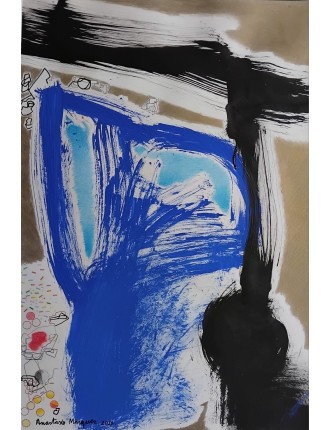 Frémissement émotionnel. Technique mixte sur papier de Anastasio Marquez