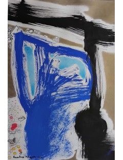 Frémissement émotionnel. Technique mixte sur papier de Anastasio Marquez