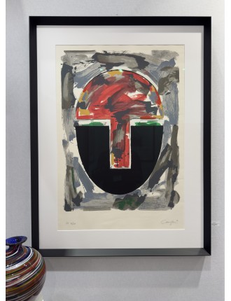 Sérigraphie sur vélin d'Arches. Epreuve d'artiste EA 32/50 de Rafael Canogar