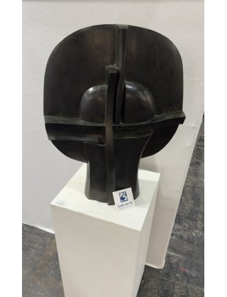 Sculpture en bronze à patine verte. "Selene". Signée et numérotée de  José Luis Sánchez
