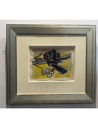 Corneille – Composition abstraite – Gouache 1952