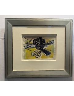 Corneille – Composition abstraite – Gouache 1952