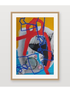 Débris débridés. Technique mixte sur papier de Anastasio Marquez