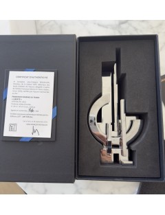 Sculpture, épreuve en metal chrome de Francesco Marino Di Teana