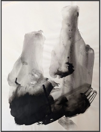 Aquarelle abstraite de Alain Genest 4