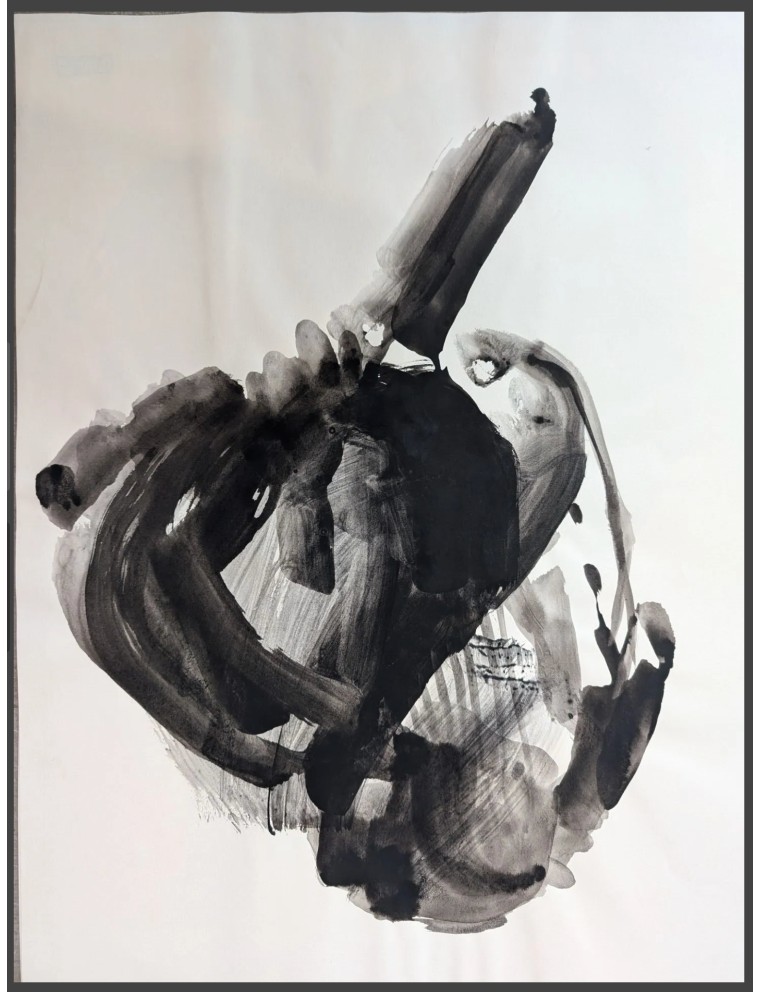 Aquarelle abstraite de Alain Genest 3