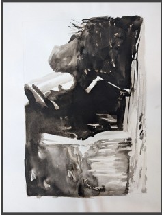 Aquarelle abstraite de Alain Genest 2