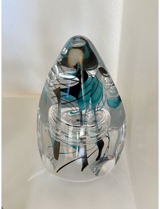 Remis – Verre – Prisme bleu et noir