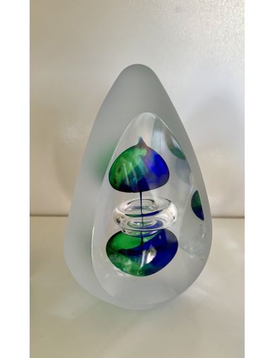 Remis – Verre – Prisme vert et bleu