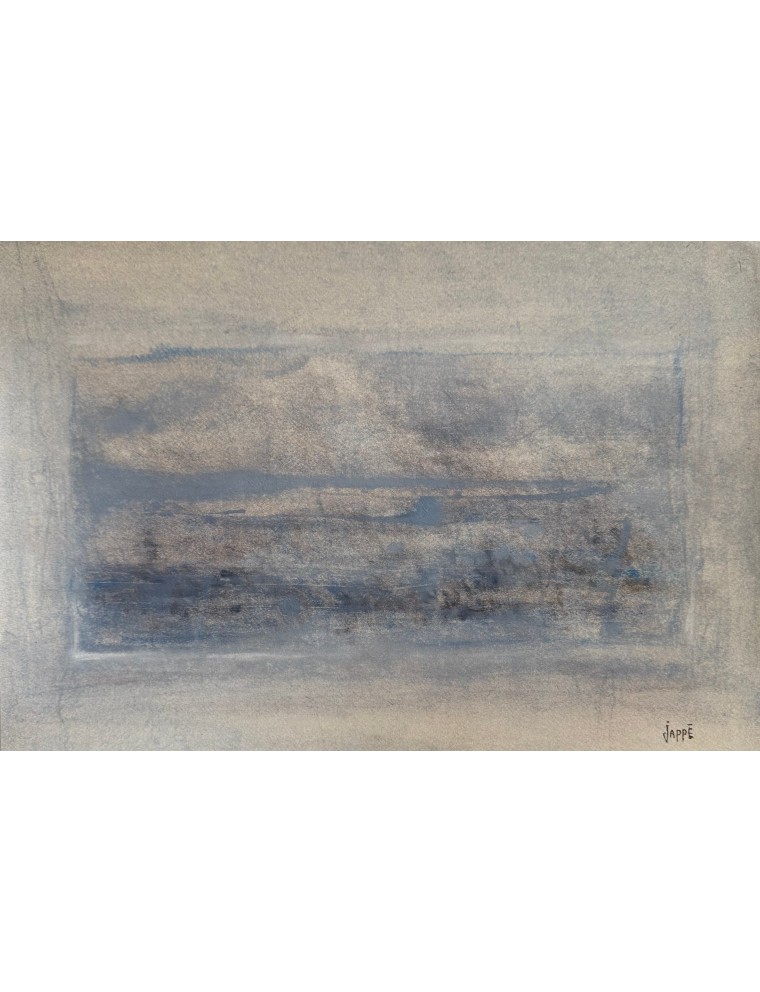 Aquarelle en bleu de Jean-Paul Jappe Aquarelle en bleu de Jean-Paul Jappe