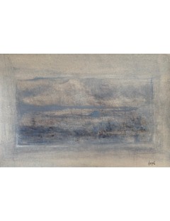 Aquarelle en bleu de Jean-Paul Jappe