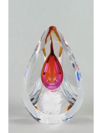 Remis – Verre – Prisme orange et rose