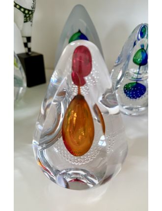 Remis – Verre – Prisme orange et rose