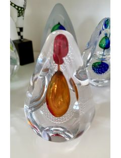 Remis – Verre – Prisme orange et rose