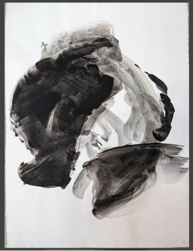 Aquarelle abstraite de Alain Genest 2