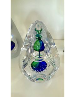 Remis – Verre – Prisme anneau vert et bleu