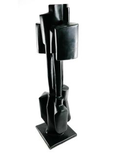 Roger Desserprit – Bronze – 1970 – Composition aux quatre colonnes
