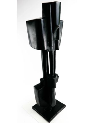 Roger Desserprit – Bronze – 1970 – Composition aux quatre colonnes