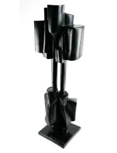 Roger Desserprit – Bronze – 1970 – Composition aux quatre colonnes