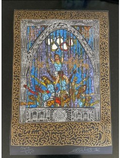 Lithographie Jeux Olympiques de Barcelone 1992 de Robert Combas