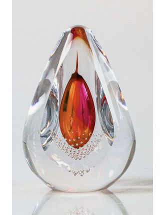 Remis – Verre – Prisme orange et rose N°2